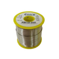 Carretel de Solda 50x50 Amarelo FIO com Fluxo 1MM X 500G Cobix 412