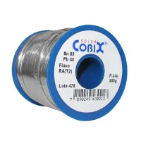 Carretel de Solda 60x40 Azul FIO com Fluxo 1,5MM X 500G Cobix 117