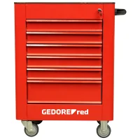 Carrinho de Ferramentas Fechado Essencial com 6 Gavetas 74X41X92CM Gedore Red R20150106