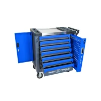 Carrinho de Ferramentas Fechado Azul com 7 Gavetas 88X46X91CM Sigma 1205100622