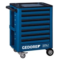 Carrinho de Ferramentas Fechado Com 7 Gavetas 39X63X84CM Gedore 1574-7