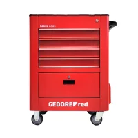 Carrinho de Ferramentas Fechado Plus Com 4 Gavetas e 2 Portas 74X41X92CM Gedore Red R20150005
