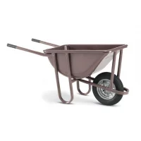 Carrinho de Mao Pneu com Camara Cacamba de ACO 80L Fischer AMAZONAS