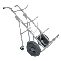 Carro de Transporte Cilindros Oxigenio/Acetileno Pneu com Camara 60X22X142CM Marcon TM90