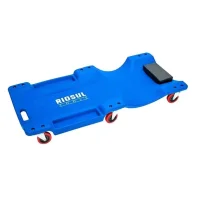 Carro Esteira Plastica para Mecanico Com 6 Rodas Giratorias 90X48CM Riosul R070035