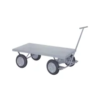 Carro Plataforma Em Chapa de Aco Capacidade 1200KG Roda Macica 150X80X43CM Marcon TM-55