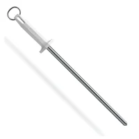 Chaira Haste Estriada Imantada Profissional Cabo Branco AC 12" Starrett BKW407-12