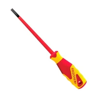 Chave de Fenda Haste Isolada 1000V VDE EN60900 IEC60900 NR10 CRV 10X200MM Gedore VDE2170