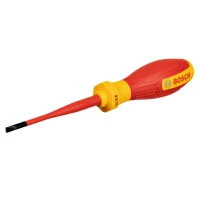 Chave de Fenda Haste Isolada 1000V VDE EN/IEC60900 CRV 3,5X75MM Bosch 1600A02NC1
