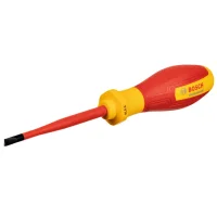Chave de Fenda Haste Isolada 1000V VDE EN/IEC60900 CRV 5,5X100MM Bosch 1600A02NC3