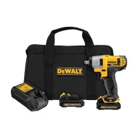 Chave de Impacto a Bateria 12V Max 130NM com Bolsa Carregador e 2 Baterias 1,3AH 3/8" Bivolt Dewalt DCF813S2BR