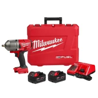 Chave de Impacto a Bateria 18V 298NM Brushless Maleta Carregador e 2 Baterias 5AH 1/2" 220V Milwaukee 2759-259N