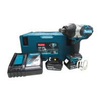 Chave de Impacto a Bateria 18V 1050NM Brushless Maleta Carregador 2 Baterias 5AH 3/4" Bivolt Makita DTW1001RTJ