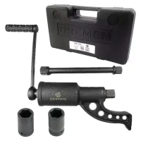 Chave de Roda Desforcimetro Velocidade 1:58 com Maleta e Soquetes 32MM e 33MM 1" - 3800NM Bremen 7175