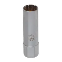 Chave de Vela Tipo Soquete Encaixe 3/8" 14MM Corneta 3510001