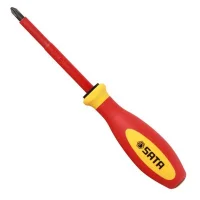 Chave Phillips Haste Isolada 1000v VDE IEC60900 CRV N0X60MM Sata ST61211SC