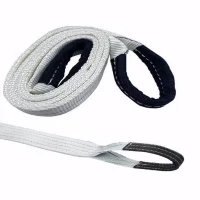 Cinta de Poliester Sling Branca Fator Seguranca 5:1 2TX8M Fita Cabo 50DB