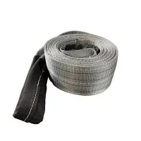 Cinta de Poliester Sling Cinza Fator Seguranca 7:1 4TX1M Fita Cabo 120DB