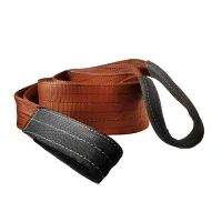Cinta de Poliester Sling Marrom Fator Seguranca 7:1 6TX4M Fita Cabo 180DB