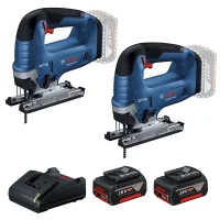Combo Pague Menos Bosch 18V - Serra Tico-Tico 125mm + Serra Tico-Tico 125mm + 2 Baterias 18V 4ah e Carregador Bivolt BOSCH
