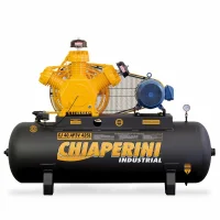 Compressor de Ar Alta Pressao 10HP 425 Litros 175 Libras 40PCM 220/380V TRIF Chiaperini CJ40AP3V 425L Compressor de Ar Alta Pressao 10HP 425 Litros 175 Libras 40PCM 220/380V TRIF Chiaperini CJ40AP3V 425L