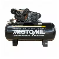 Compressor de Ar Media Pressao 10HP 350 Litros 140 Libras 40PCM 220/380V TRIF Motomil CMV-40/350