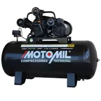 Compressor de Ar Media Pressao 3HP 175 Litros 140 Libras 15PCM Bivolt Motomil CMW-15/175