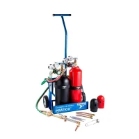 Conjunto de Solda e Corte Ppu-Gas Oxigenio e Acetileno com Garrafas Pequenas Condor/Esab 407421