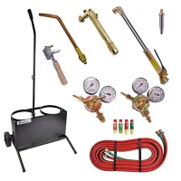 Conjunto de Solda e Corte Ppu-Gas Oxigenio e Acetileno Sem Garrafas Carbografite 010586010