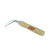 Cortador de Formica Curvo Ponta de Widia Cabo de Madeira 180MM Edus 002