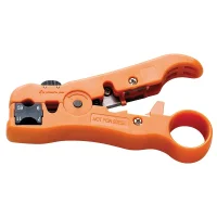 Descascador de Fio Coaxial Rotativo Para Cabos RG6 RG7 RG11 RG59 Tramontina Pro 44051/105