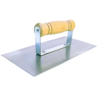 Desempenadeira de Aco Lisa Cabo de Madeira 240X120MM Thompson 97