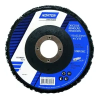 Disco de Acabamento Avos Beartex Preto Remover de Tinta e Ferrugem 4.1/2X7/8" Norton STRIP DISC
