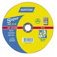 Disco de Corte Super para Metal 4.1/2X1/8X7/8" Norton AR312