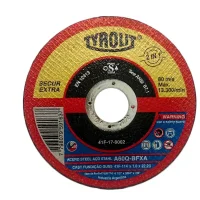 Disco de Corte Premium 2 Em 1 para Inox e ACO Carbono 4.1/2X0.04X7/8" Tyrolit A60Q-BFXA