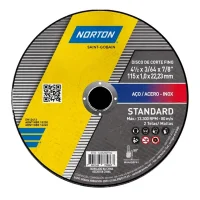 Disco de Corte Standard para Inox 4.1/2X3/64X7/8" Norton