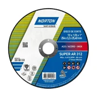 Disco de Corte Super para Metal 10X1/8X1" Norton AR312