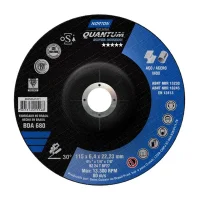 Disco de Desbaste Quantum Industrial para Metal 4.1/2X1/4X7/8" Norton BDA680