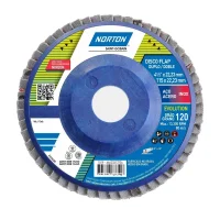 Disco de Lixa Flap Disc Evolution G120-4.1/2X7/8" Norton R822