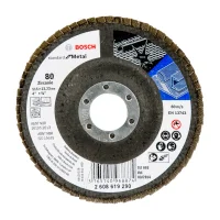 Disco de Lixa Flap Disc Curvo X421 G80-4.1/2X7/8" Bosch 2608619908