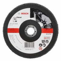 Disco de Lixa Flap Disc Standard Curvo G60-7X7/8" Bosch 2608619293