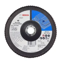 Disco de Lixa Flap Disc X421 G40-7X7/8" Bosch 2608619910