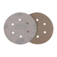Disco de Lixa Velcro Ferro Seco Com Furo GRAO 120-6" Norton A275