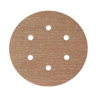 Disco de Lixa Velcro Ferro Seco Com Furo GRAO 600-6" Norton A275