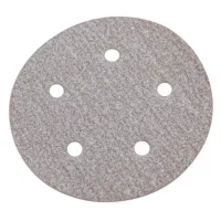 Disco de Lixa Velcro Ferro Seco Com Furo GRAO 180-6" Norton A275