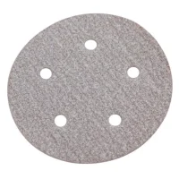 Disco de Lixa Velcro Ferro Seco Com Furo GRAO 600-6" Norton A275