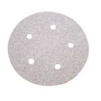 Disco de Lixa Velcro Ferro Seco Com Furo GRAO 80-6" Norton A275