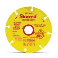 Disco de Corte de Tungstenio Multimaterial para USO Em Serra Marmore 110X20MM Starrett DCT110-20