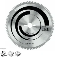 Disco de Serra Circular Widia Multimaterial para Aluminio Madeira e Plastico 12X30X100D Bosch 2608642209