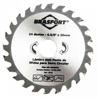 Disco de Serra Circular Widia 4.3/8X20X24D Brasfort 8232